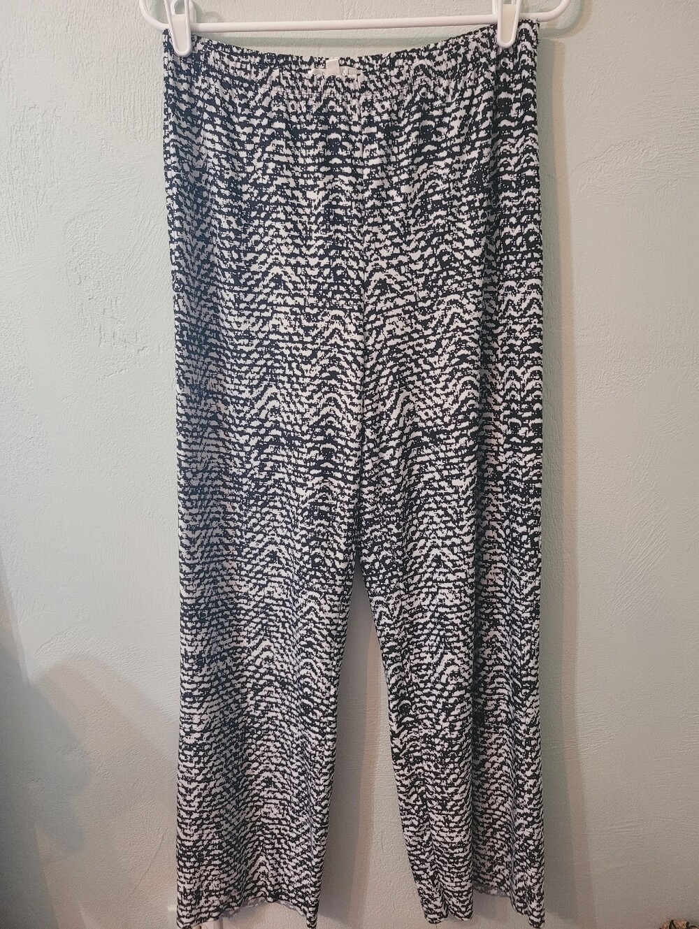 Spense Unique And Flowy Elastic Waist Wide Leg Pants Size Small!